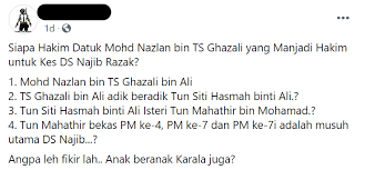 The directive came from chief judge of malaya tan sri azahar mohamed. Who Is Justice Mohd Nazlan Mohd Ghazali