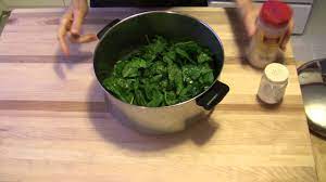 How do you cook spinach on the stove top? Fast And Easy Steamed Spinach Youtube