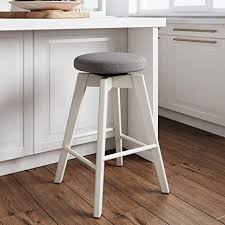 We did not find results for: Amazon Com Nathan James Amalia Backless Kitchen Counter Height Bar Stool Solid Wood With 360 Swivel Seat Dark Gray White Furniture Decor
