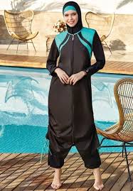 Adasea 1096 Tesettur Mayo Burkini Swimsuit Burkini Modest Workout Clothes