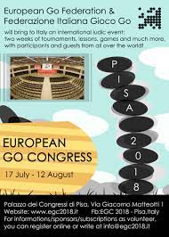 Les carnets et de ses conséquences. Qu Est Ce Que Le Congres European Go Congress 2018 Pisa