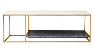 2 Tone Grey And White Marble Coffee Table Reviews Cb2 Marble Coffee Table White Marble Table White Marble Floor