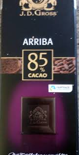Chocolat Noir Arriba 85 Cacao J D Gross 125g
