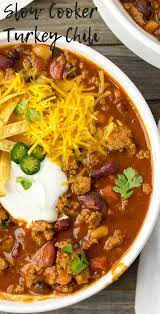 Crock Pot Turkey Chili Simply Made Recipes Recipe Crockpot Turkey Slow Cooker Turkey Chili Chili Recipe Turkey