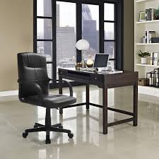 Mainstays Tufted Leather Mid Back Office Chair Multiple Colors Walmart Com In 2020 Rolling Office Chair Office Chair Design Tufted Leather