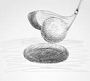 Join our drawing session on how to draw a golf ball. Golf Ball Stock Vector Illustration Of Sketch Ball 40981724