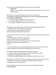 Catatan ini adalah kumpulan pertanyaan dan jawaban yang sudah dirangkum oleh teman kami, zak. Pengenalanlatar Belakang Pembangunan Ekonomi Di Malaysia