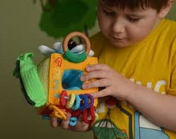 Crochet Activity Cube Pattern: Montessori Sensory Toy (PDF Pattern)