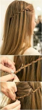 Learn how to do a waterfall braid with this easy tutorial. 17 Wonderful Waterfall Braid Tutorials For Your Luscious Locks Diy Crafts