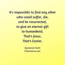 For many people, writing is a coping mechanism. Christian Easter Poems And Songs Religious Easter Poetry