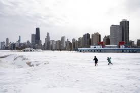 September brings some of the nicest weather of the year, with moderate temperatures during the day and cool nights. Chicago Weather Frozen Chicago Could See A Foot Or More Of Snow By Tuesday Chicago Sun Times