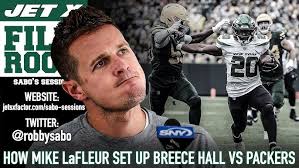 How Jets OC Mike LaFleur SET UP Breece Hall In Green Bay