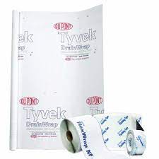 Uline stocks a huge selection of dupont tyvek including tyvek suits, disposable lab coats, coveralls and protective clothing. Dupont 9 Ft X 125 Ft Tyvek Drainwrap With Tyvek Flashing Tape Tyvek Tape And Flexwrap Kit Hdxxtyvk3 The Home Depot