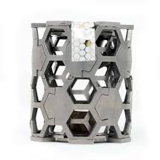 Measuring 60mm x 60mm x 35mm, the puzzle is made of solid aluminium. Buy Rademic Hexahog Level 10 Puzzle Crux Puzzles