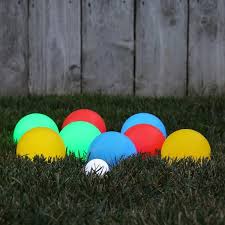 Lighted Led Bocce Ball Set Tosso Com