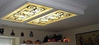 Simply drop the unit into place and. Fluorescent Light Covers Decorative Ceiling Panels 200 Designs