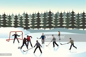 Sie können auch hallenhockey oder eishockey net clipart mögen! Men Playing Ice Hockey Outdoor Clipart Image