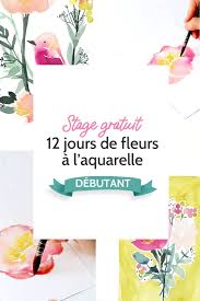 Stage D Aquarelle Summer Booster En 2020 Fleurs A L Aquarelle Aquarelle Aquarelle Facile