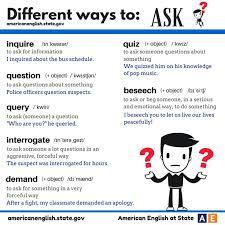 How Often Do You Inquire Or Query About American English At State English Fun English Language Learning English Language Teaching