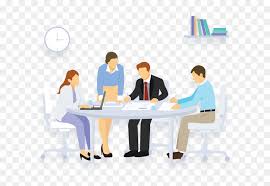 Business presentation meeting in office. Transparent People Sitting At A Table Png Business Meeting Clipart Png Png Download Vhv