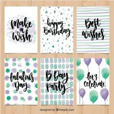 Download Various Watercolor Abstract Birthday Cards For Free In 2020 Watercolor Birthday Cards Birthday Cards Diy Birthday Card Drawing