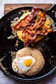 Egg In A Hole Avocado Bacon Egg And Cheese Bagel Half Baked Harvest Recipe Breakfast Bagel Recipe Food Bacon Egg And Cheese