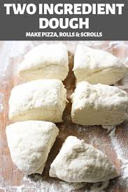 Two Ingredient Dough Is So Easy To Prepare And Is Made Without Yeast As The Name Suggests You Only Need 2 Ingredients G Bread Recipes Homemade Food Recipes