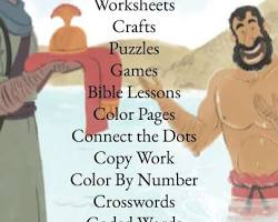 Image of Elisha Heals Naaman Bible KJV