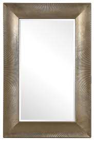 Shop with afterpay on eligible items. Ribbed Champagne Oversize 60 Wall Mirror Silver Gold Textured Classic Large Contemporary Wall Mirrors By My Swanky Home Houzz