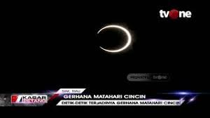 Proses terjadinya gerhana matahari cincin bmkg memperkirakan. Allahu Akbar Inilah Detik Detik Terjadinya Gerhana Matahari Cincin Youtube