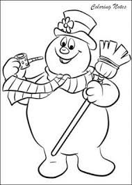 Frosty The Snowman Coloring Pages For Christmas Snowman Coloring Pages Snowflake Coloring Pages Snowman Crafts Preschool