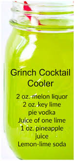 Grinch Cocktail Cooler Recipe Alcohol Recipes Recipes Cocktail Recipes