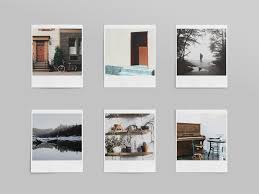 Polaroid Mockup Bundle Lights Ambient Objects Bundle Instant Photos Design Design Assets