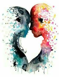 Soulmate Paintings Art Prints Art Painting Illustration Wall Art