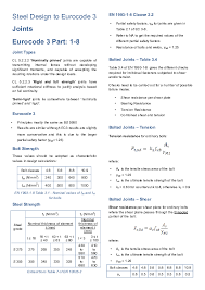 Pdf Steel Design To Eurocode 3 Joints Eurocode 3 Part 1 8