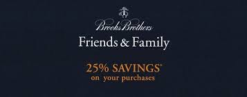 Brooks Brothers Friends Family 25 Off Picks