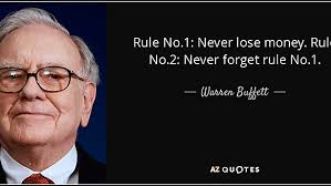 Applying Buffett's first rule of investing