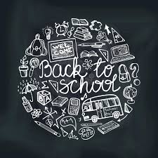 Feb 24, 2016 · 23 font kapur menarik yang patut anda donwload. Back To School Supplies Sketchy Chalkboard Circle Stock Vector Illustration Of Board Education 43240516