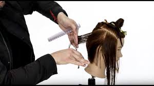 Short, stacked angled bob haircut. Cutting An A Line Bob Haircut Full Class Youtube