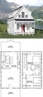 Excellent Floor Plans 16x30h8 873 Sq Ft Tiny House Cabin Tiny House Plans Tiny House Design