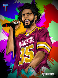 J Cole J Cole Art Cartoon Network Art Rapper Art