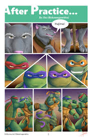 bakameganekko - After Practice yaoi (teenage mutant ninja turtles) porn  comic by [bakameganekko]. Group porn comics.