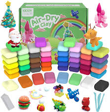 The heat and moisture from your hands should soften it. Buy Kiddycolor 56 Colors Air Dry Clay Kit Modeling Clay Kit For Kids With Sculpting Tools Animal Decoration Accessories Ultra Light Magic Clay Craft Gift For Boys Girls Age 3 12 Years
