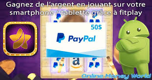 Pour gagner de l'argent avec cette application rien de plus simple vous devez télécharger des applications et les essayer pendant au moins une il y a un large choix d'applications à télécharger. Gagnez De L Argent En Jouant Sur Votre Smartphone Ou Votre Tablette Grace A Fitplay Online Money World