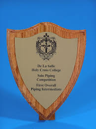 Waverley Wooden Shield Wooden Shield Engraved Plaque Shield