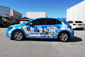 Customise any vehicle with a full vinyl wrap, complete colour change with multiple. Toyota Corolla Hybrid Full Wrap Busselton Water Corporation Vinyl Wrap Car Wrap Boat Stickers Perth Wa