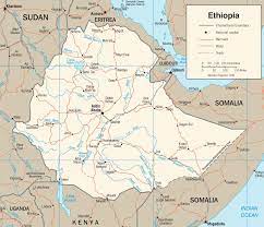 Aantal besmettingen, reisadvies ethiopië + lokaal coronavirus nieuws. Kaart Van Ethiopie Nieuwe Ethiopie Kaart Oost Afrika Afrika