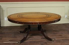 Large Round Dining Table Maitland Smith Leather Top Large Round Dining Table With Leaves
