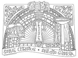 Reformation 500 Coloring Sheet Poster Reformation Day Coloring Pages Reformation