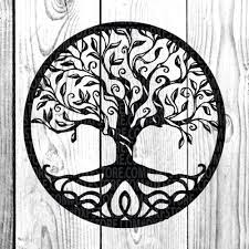 Download Tree Life Of Tree Family Tree Svg Dxf Eps Png For Cricut And Sihlouett By Dxf Store Thehungryjpeg Com Tree Svg Sun And Moon Drawings Family Tree Images